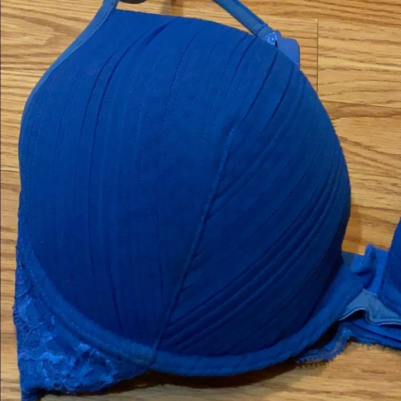 La perla padded push up bra 34D Blue - Picture 3 of 8